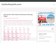 Tablet Screenshot of chaihuthuytinh.com